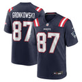Men's New England Patriots Rob Gronkowski Navy Team Retired Player Game Jersey