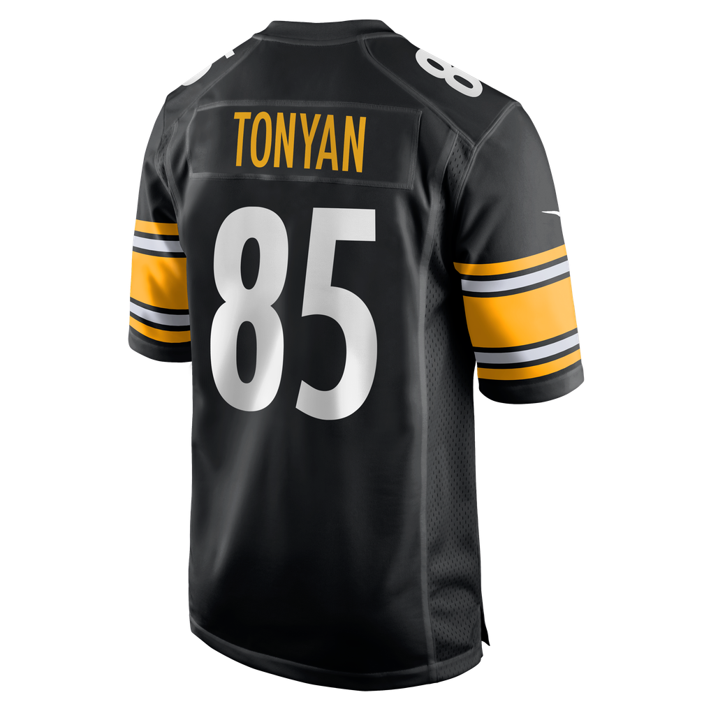 Men's Pittsburgh Steelers Robert Tonyan Black Team Game Jersey