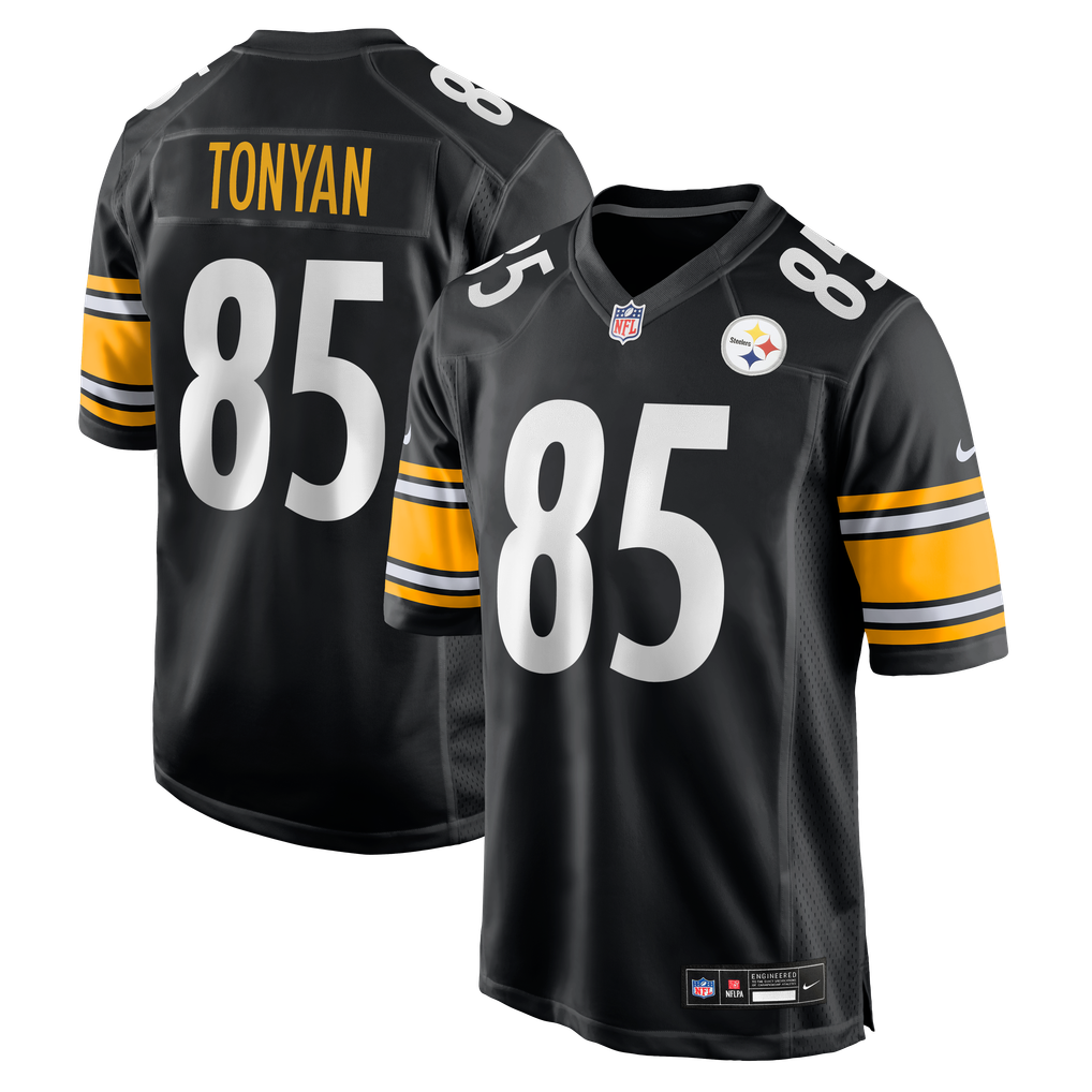 Men's Pittsburgh Steelers Robert Tonyan Black Team Game Jersey