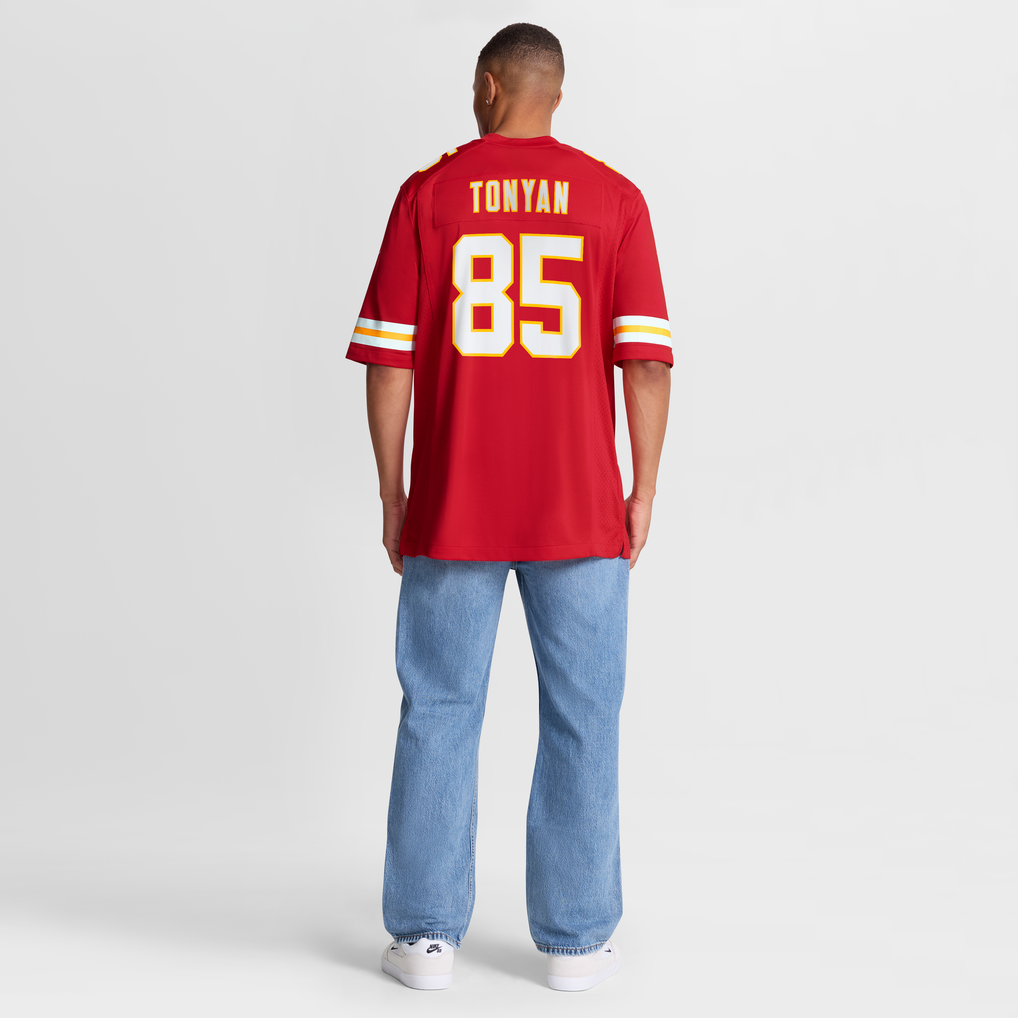 Men's Kansas City Chiefs Robert Tonyan Red Team Game Jersey