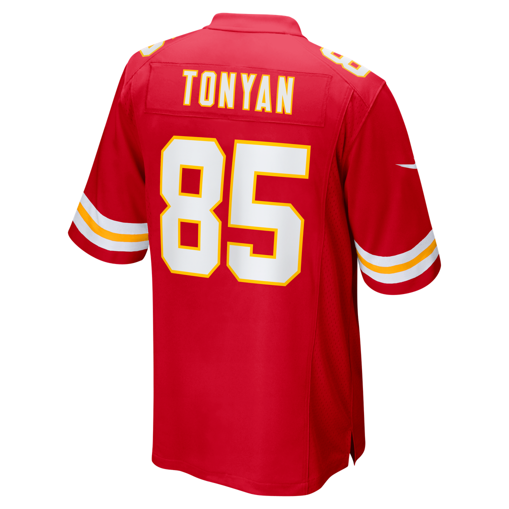 Men's Kansas City Chiefs Robert Tonyan Red Team Game Jersey