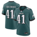 Men's Philadelphia Eagles Rocco Underwood Midnight Green Team Game Jersey