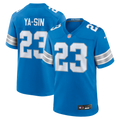 Men's Detroit Lions Rock Ya-Sin Blue Team Game Jersey