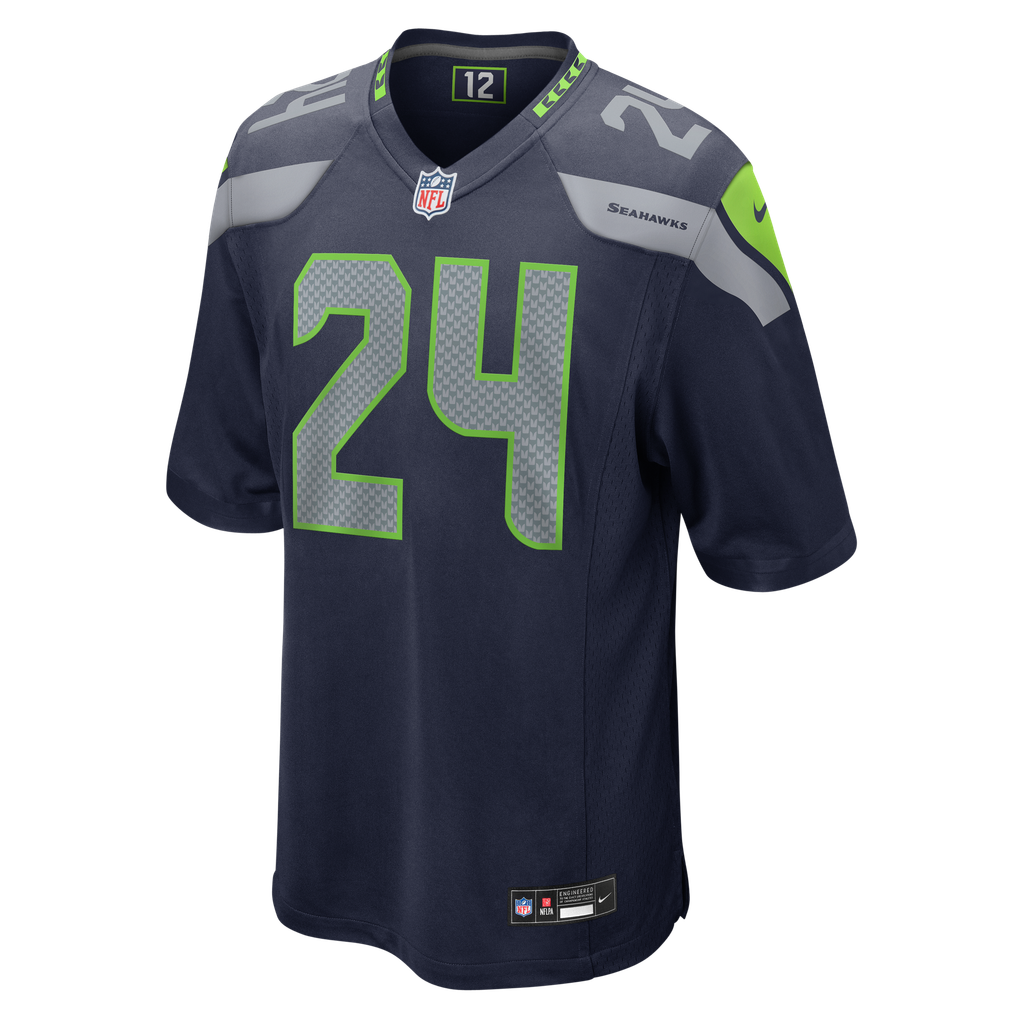 Men's Seattle Seahawks Rodney Thomas II College Navy Team Game Jersey