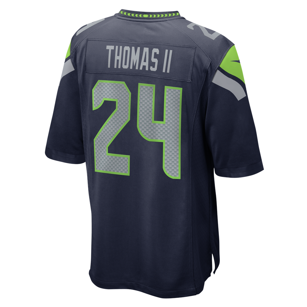 Men's Seattle Seahawks Rodney Thomas II College Navy Team Game Jersey