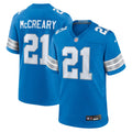 Men's Detroit Lions Roger McCreary Blue Team Game Jersey