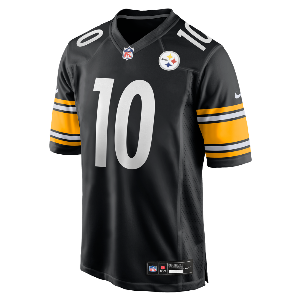 Men's Pittsburgh Steelers Roman Wilson Black Game Player Jersey