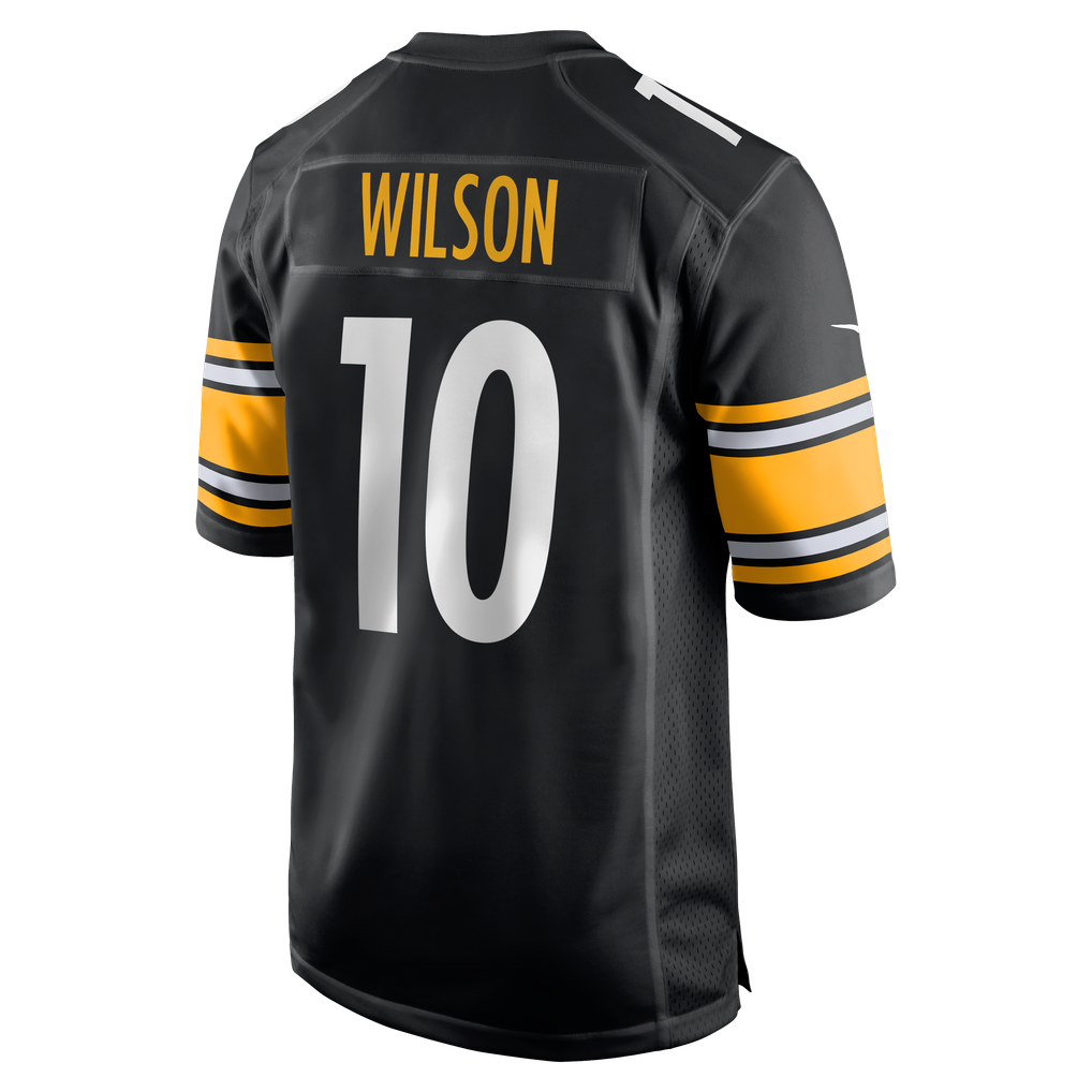 Men's Pittsburgh Steelers Roman Wilson Black Game Player Jersey