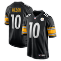 Men's Pittsburgh Steelers Roman Wilson Black Game Player Jersey