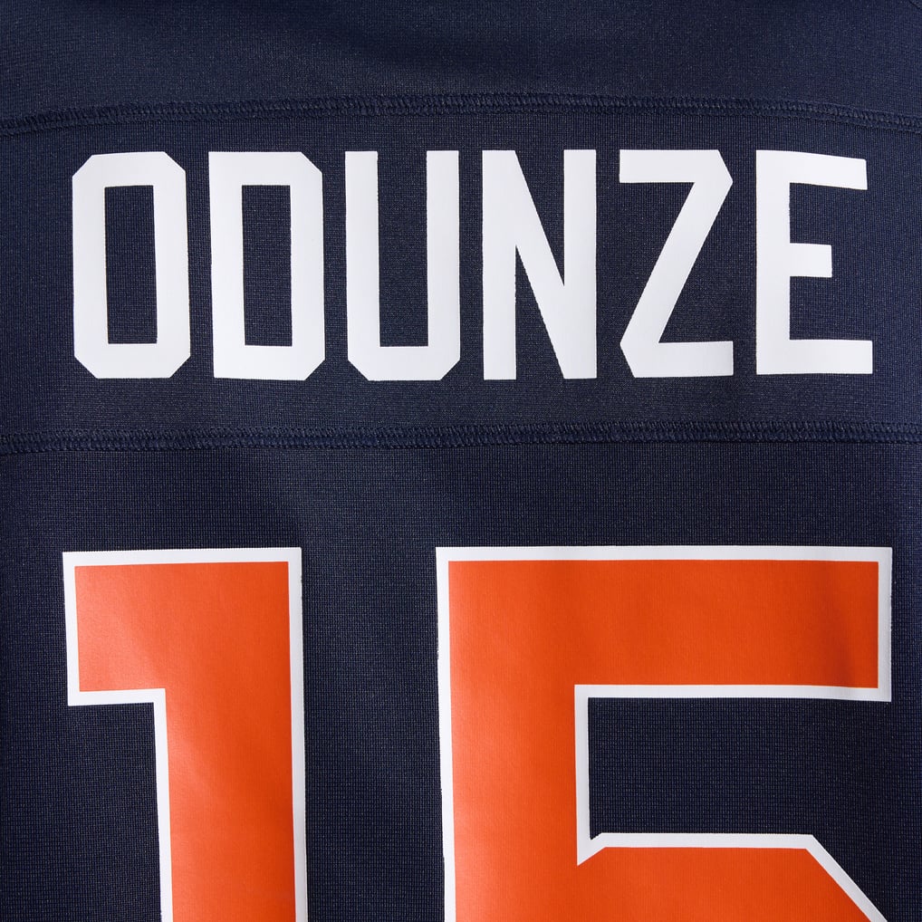 Men's Chicago Bears Rome Odunze Navy 2026 Rivalries Collection Game Jersey