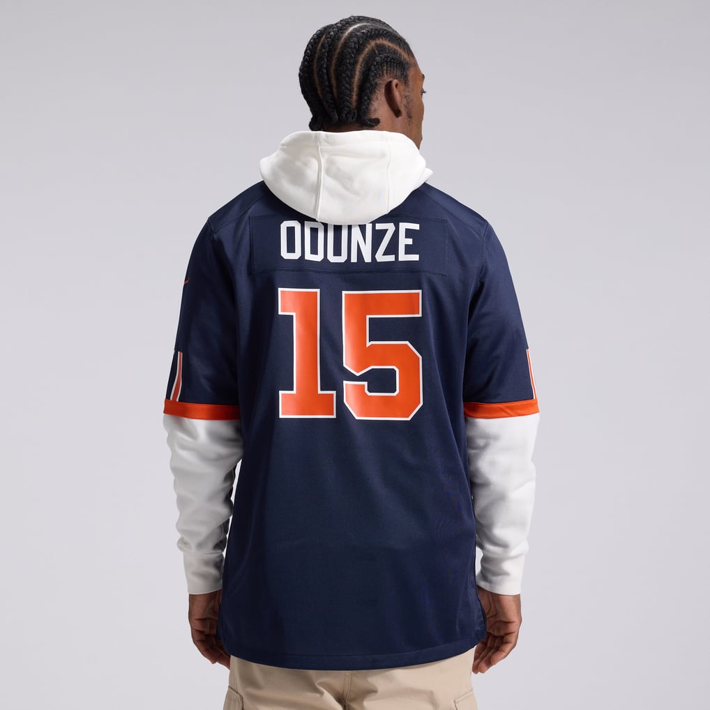 Men's Chicago Bears Rome Odunze Navy 2026 Rivalries Collection Game Jersey
