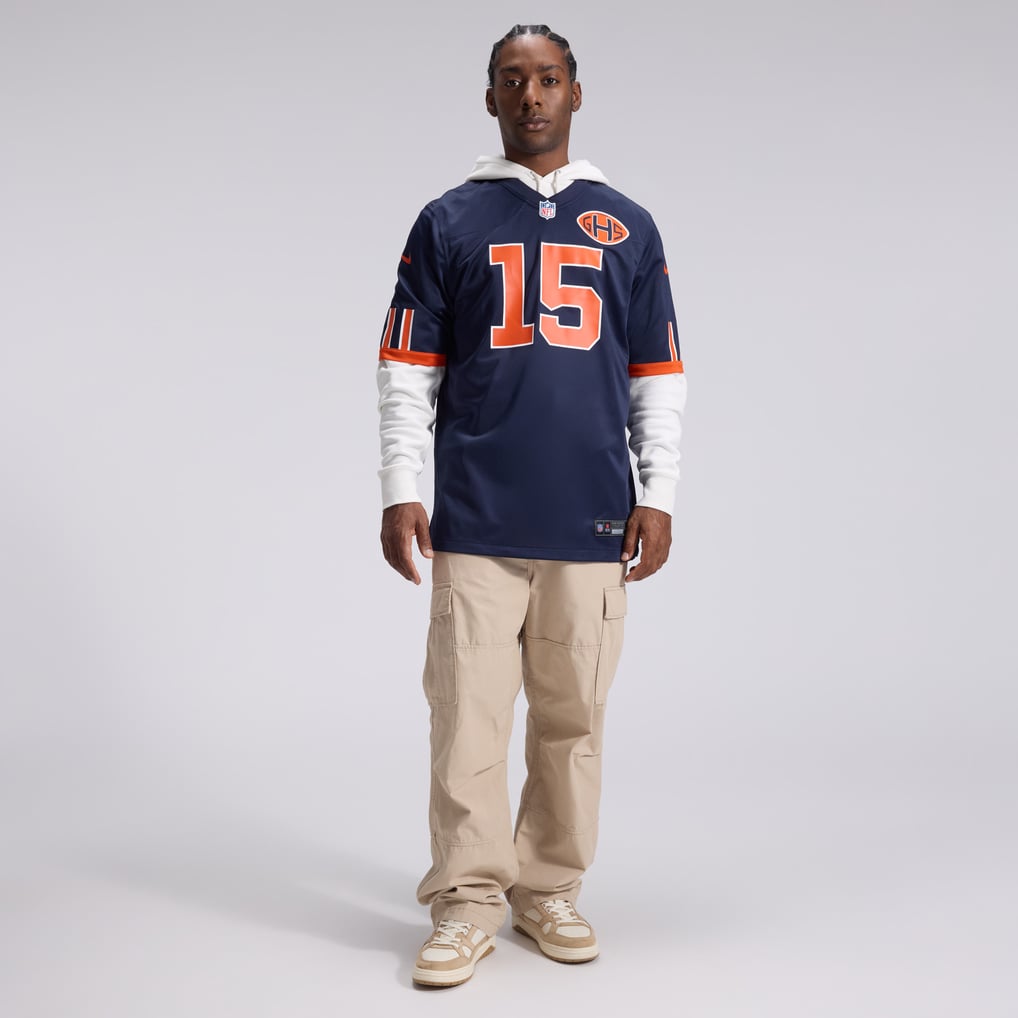 Men's Chicago Bears Rome Odunze Navy 2026 Rivalries Collection Game Jersey