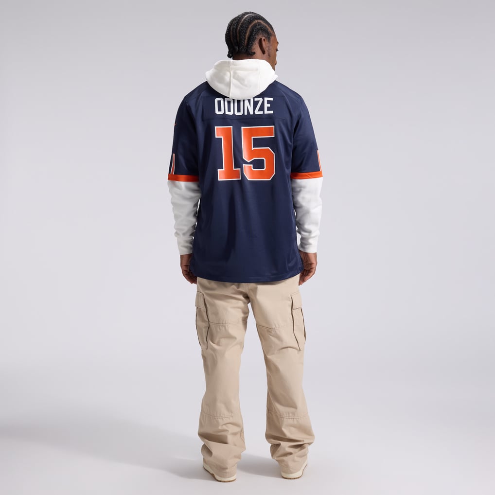 Men's Chicago Bears Rome Odunze Navy 2026 Rivalries Collection Game Jersey
