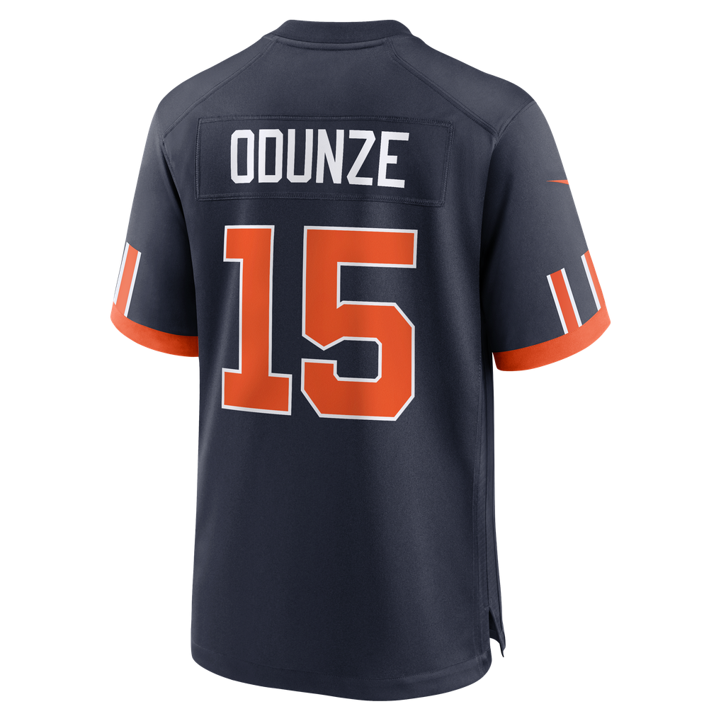 Men's Chicago Bears Rome Odunze Navy 2026 Rivalries Collection Game Jersey