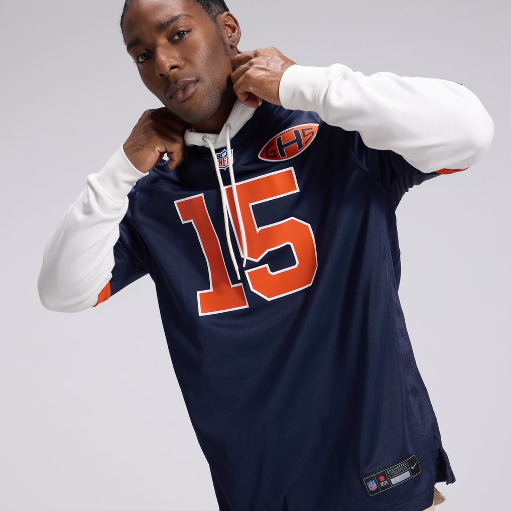 Men's Chicago Bears Rome Odunze Navy 2026 Rivalries Collection Game Jersey