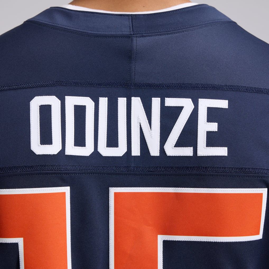 Men's Chicago Bears Rome Odunze Navy 2026 Rivalries Collection Stitched Limited Jersey