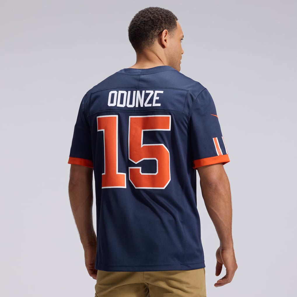 Men's Chicago Bears Rome Odunze Navy 2026 Rivalries Collection Stitched Limited Jersey