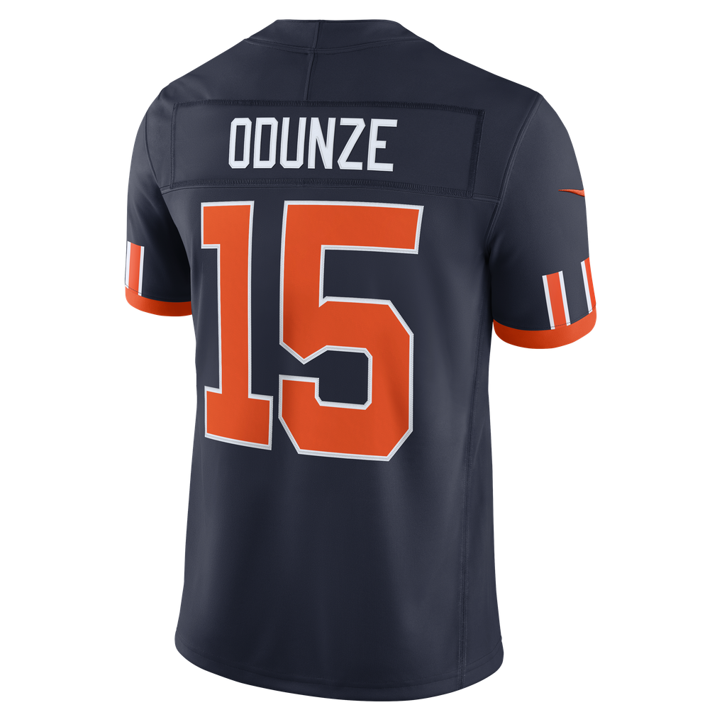 Men's Chicago Bears Rome Odunze Navy 2026 Rivalries Collection Stitched Limited Jersey