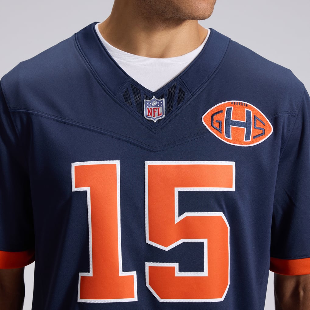 Men's Chicago Bears Rome Odunze Navy 2026 Rivalries Collection Stitched Limited Jersey