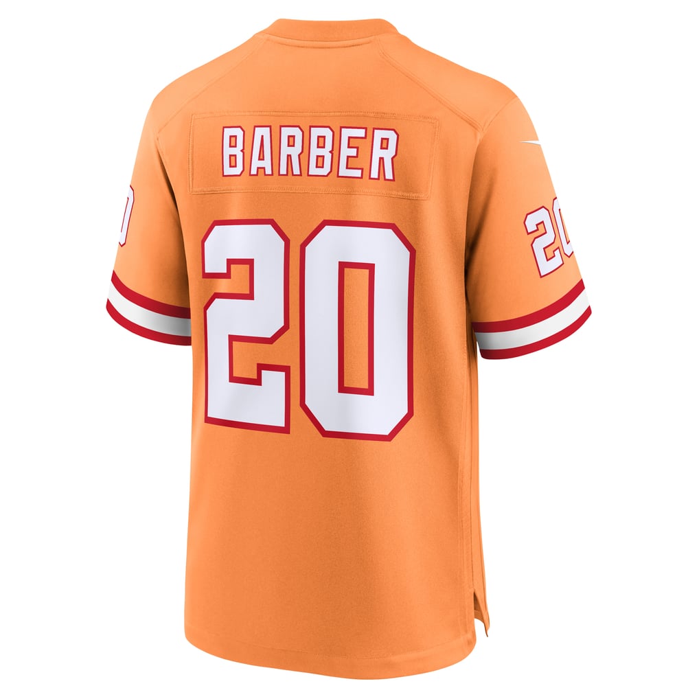 Men's Tampa Bay Buccaneers Ronde Barber Orange Retired Player Alternate Game Jersey