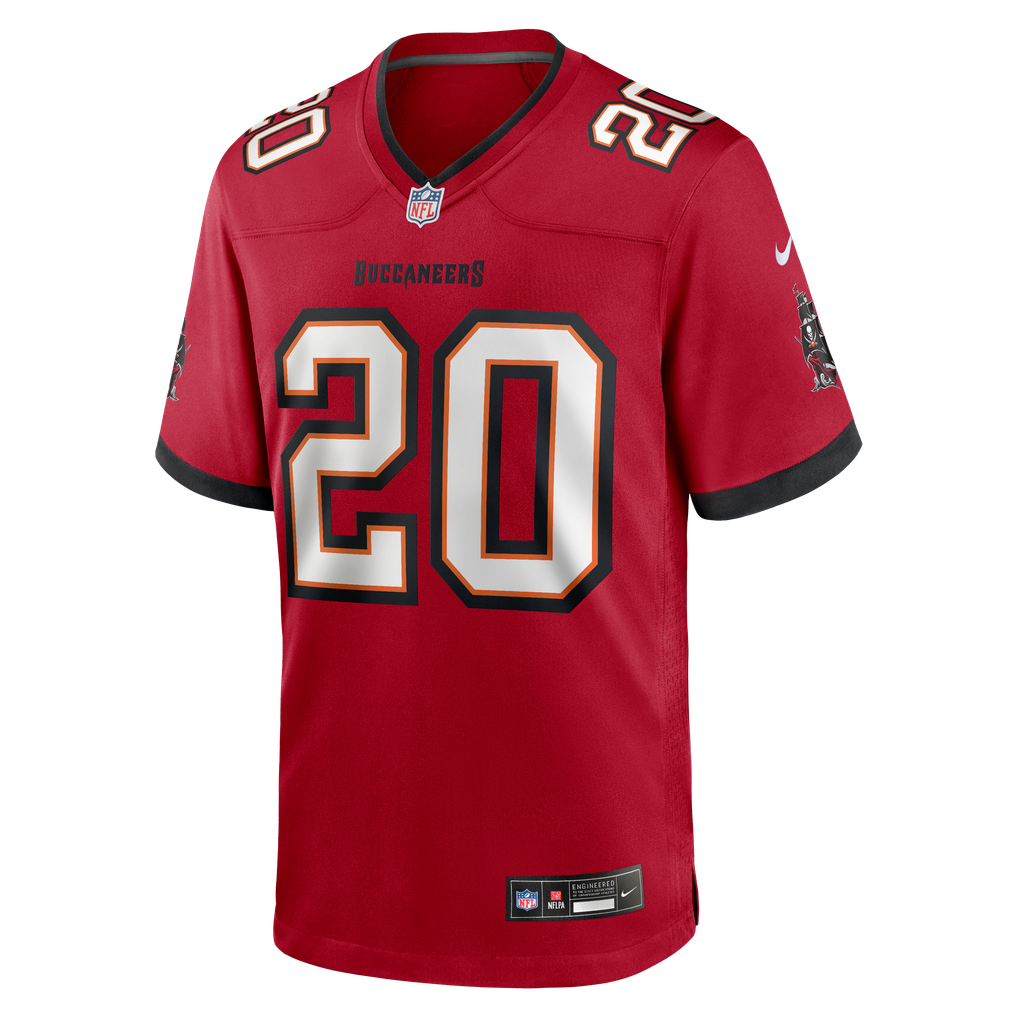 Men's Tampa Bay Buccaneers Ronde Barber Red Game Retired Player Jersey