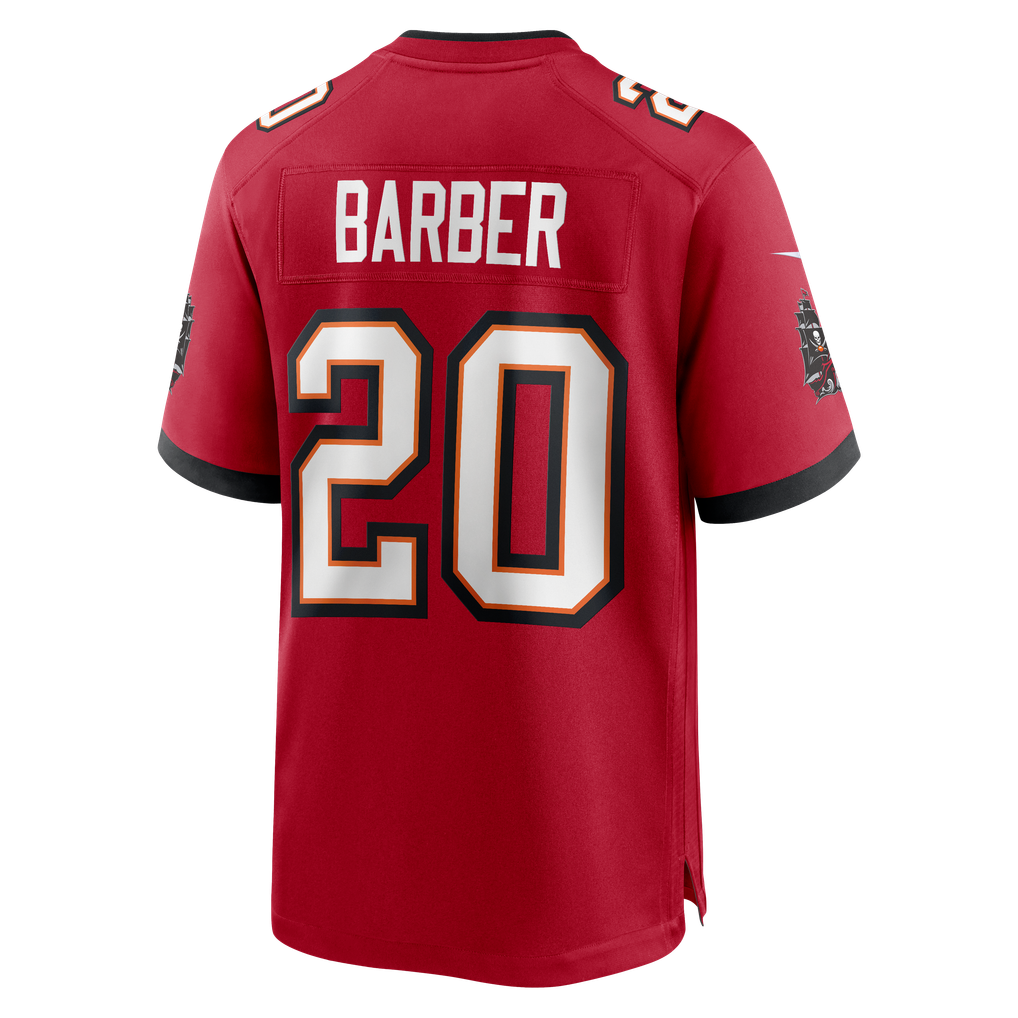 Men's Tampa Bay Buccaneers Ronde Barber Red Game Retired Player Jersey