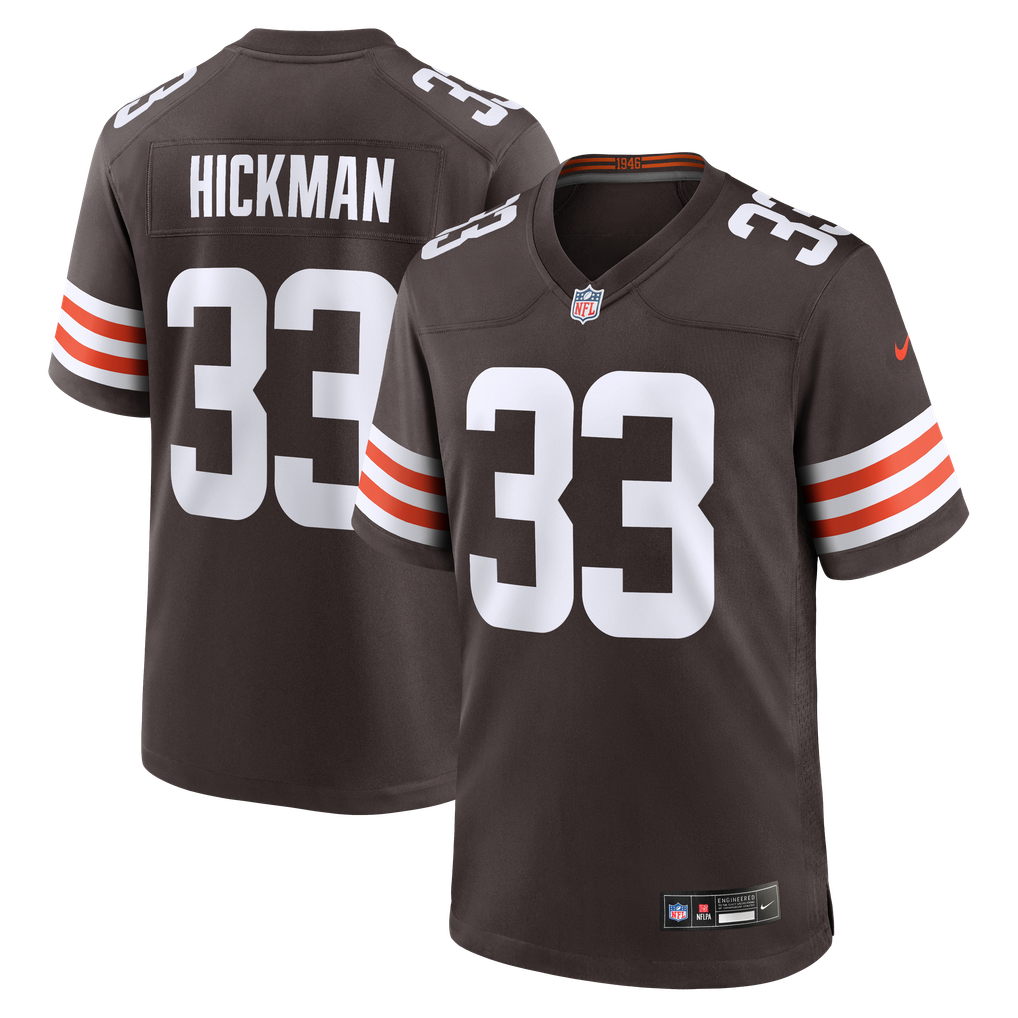 Men's Cleveland Browns Ronnie Hickman Brown Team Game Jersey