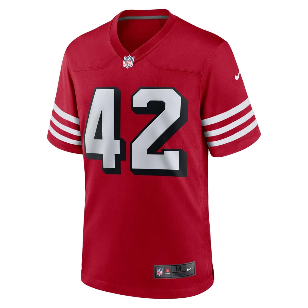 Men's San Francisco 49ers Ronnie Lott Scarlet Retired Player Alternate Game Jersey