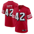 Men's San Francisco 49ers Ronnie Lott Scarlet Retired Player Alternate Game Jersey