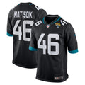 Men's Jacksonville Jaguars Ross Matiscik Black Alternate Game Jersey
