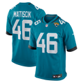 Men's Jacksonville Jaguars Ross Matiscik Teal Game Jersey
