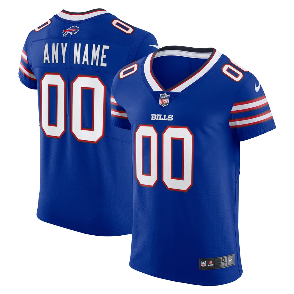 Men's Buffalo Bills Royal Vapor Elite Custom Jersey