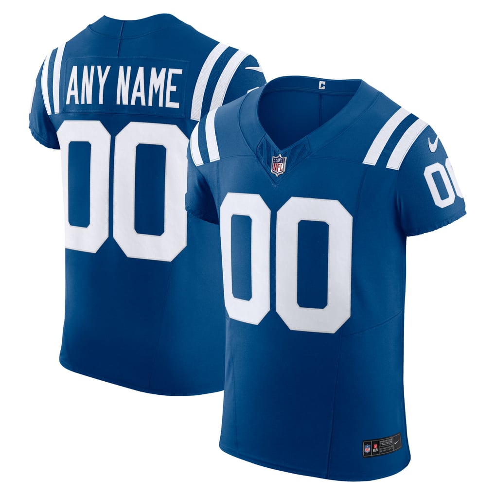 Men's Indianapolis Colts Royal Vapor F.U.S.E. Elite Custom Jersey
