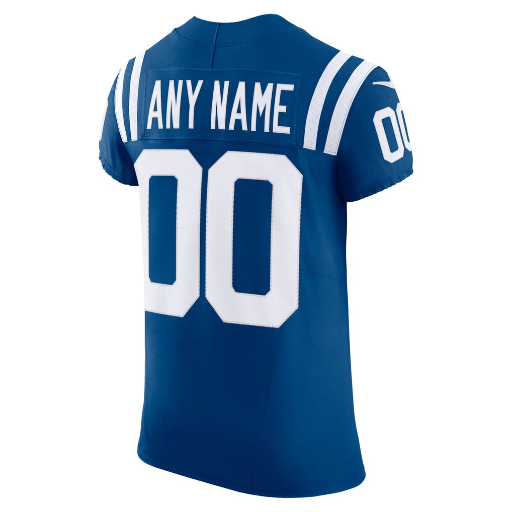 Men's Indianapolis Colts Royal Vapor F.U.S.E. Elite Custom Jersey