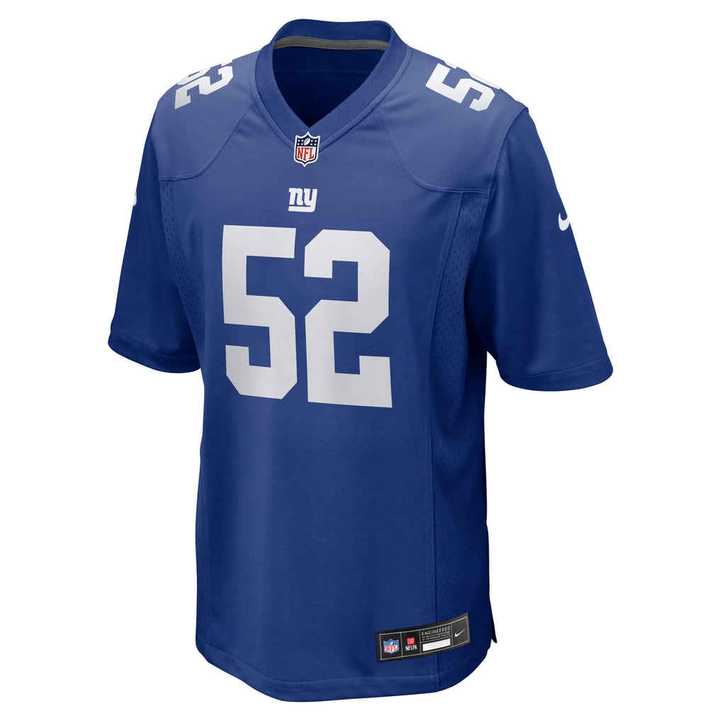 Men's New York Giants Arvell Reese Royal Team Game Jersey