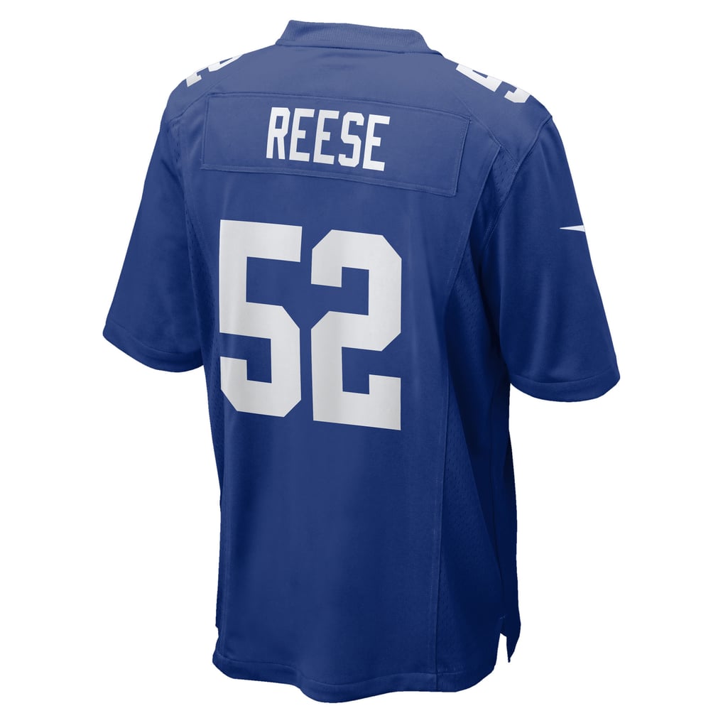 Men's New York Giants Arvell Reese Royal Team Game Jersey