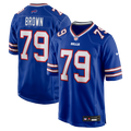 Men's Buffalo Bills Ruben Brown Royal Game Retired Player Jersey