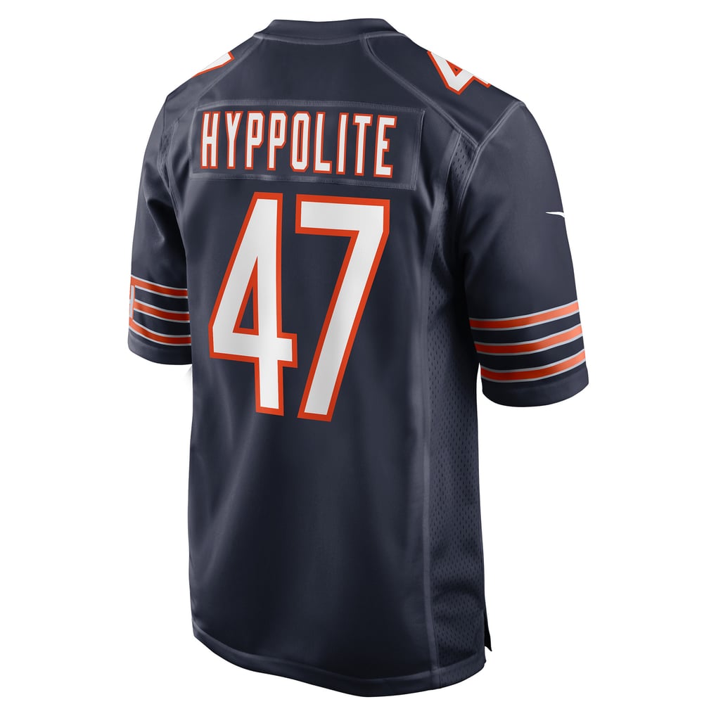 Men's Chicago Bears Ruben Hyppolite II Navy Team Game Jersey