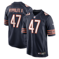Men's Chicago Bears Ruben Hyppolite II Navy Team Game Jersey