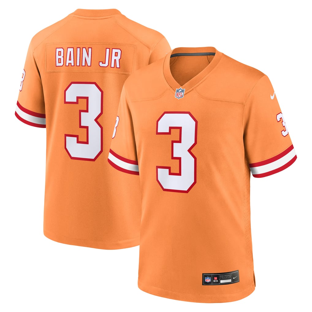 Men's Tampa Bay Buccaneers Rueben Bain Jr. Creamsicle Alternate Game Jersey