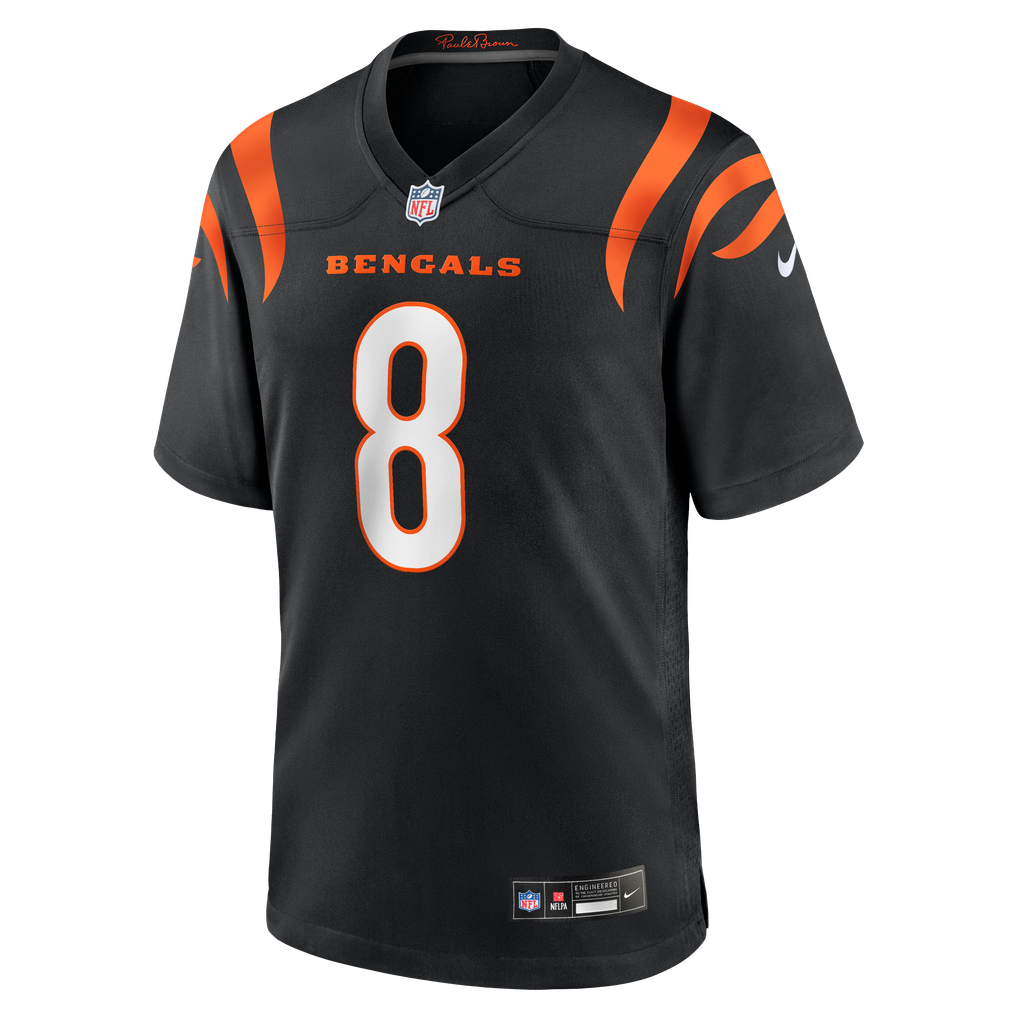 Men's Cincinnati Bengals Ryan Rehkow Black Game Jersey