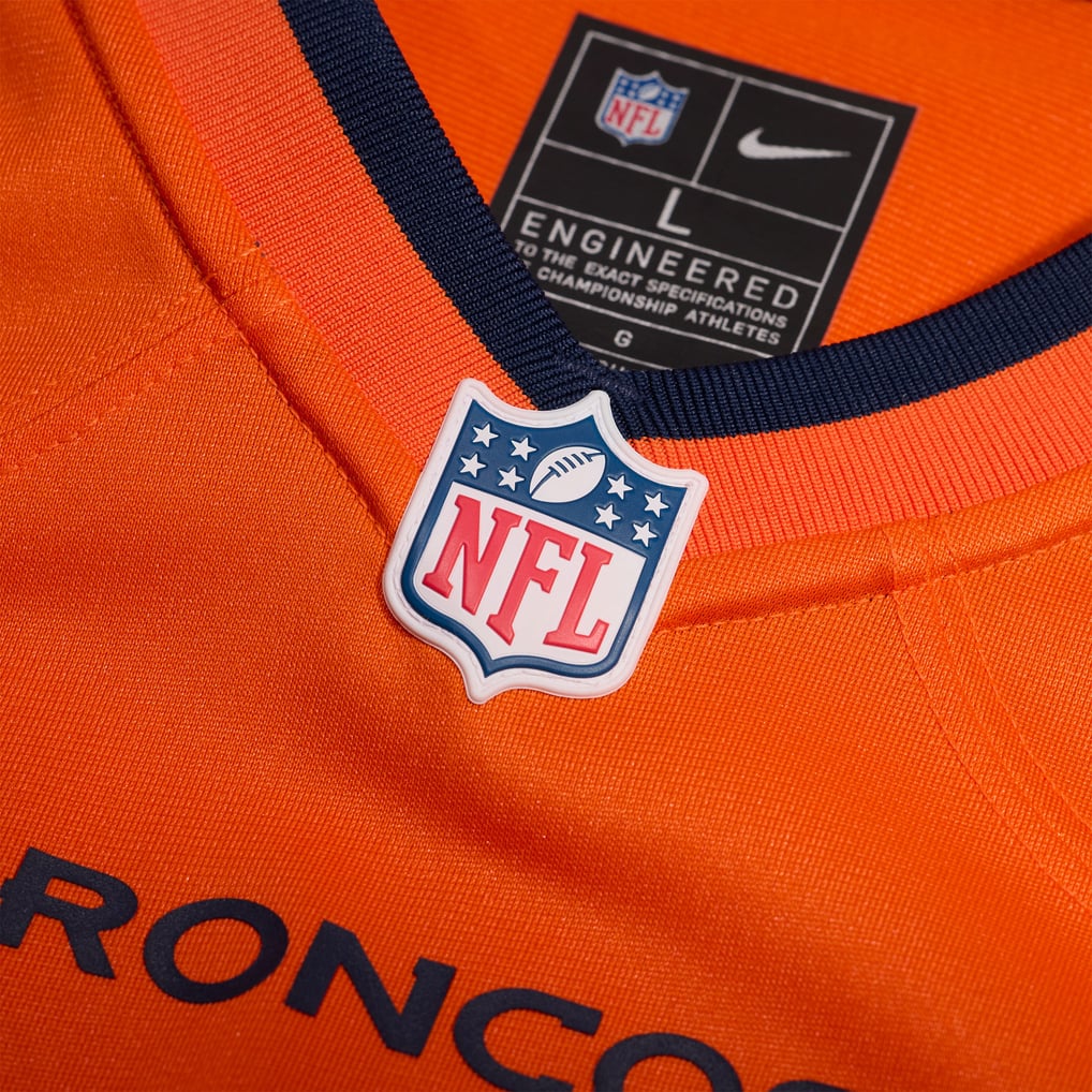 Men's Denver Broncos Sai'vion Jones Orange Team Game Jersey