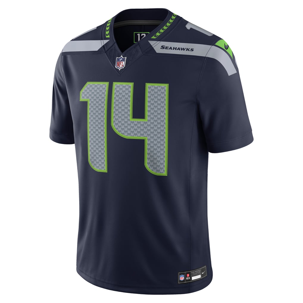 Men's Seattle Seahawks Sam Darnold College Navy Team Vapor F.U.S.E. Stitched Limited Jersey