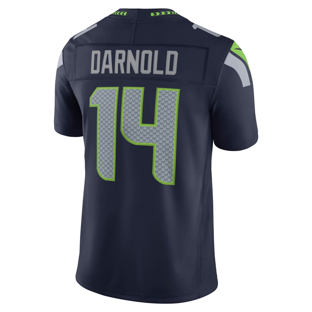 Men's Seattle Seahawks Sam Darnold College Navy Team Vapor F.U.S.E. Stitched Limited Jersey