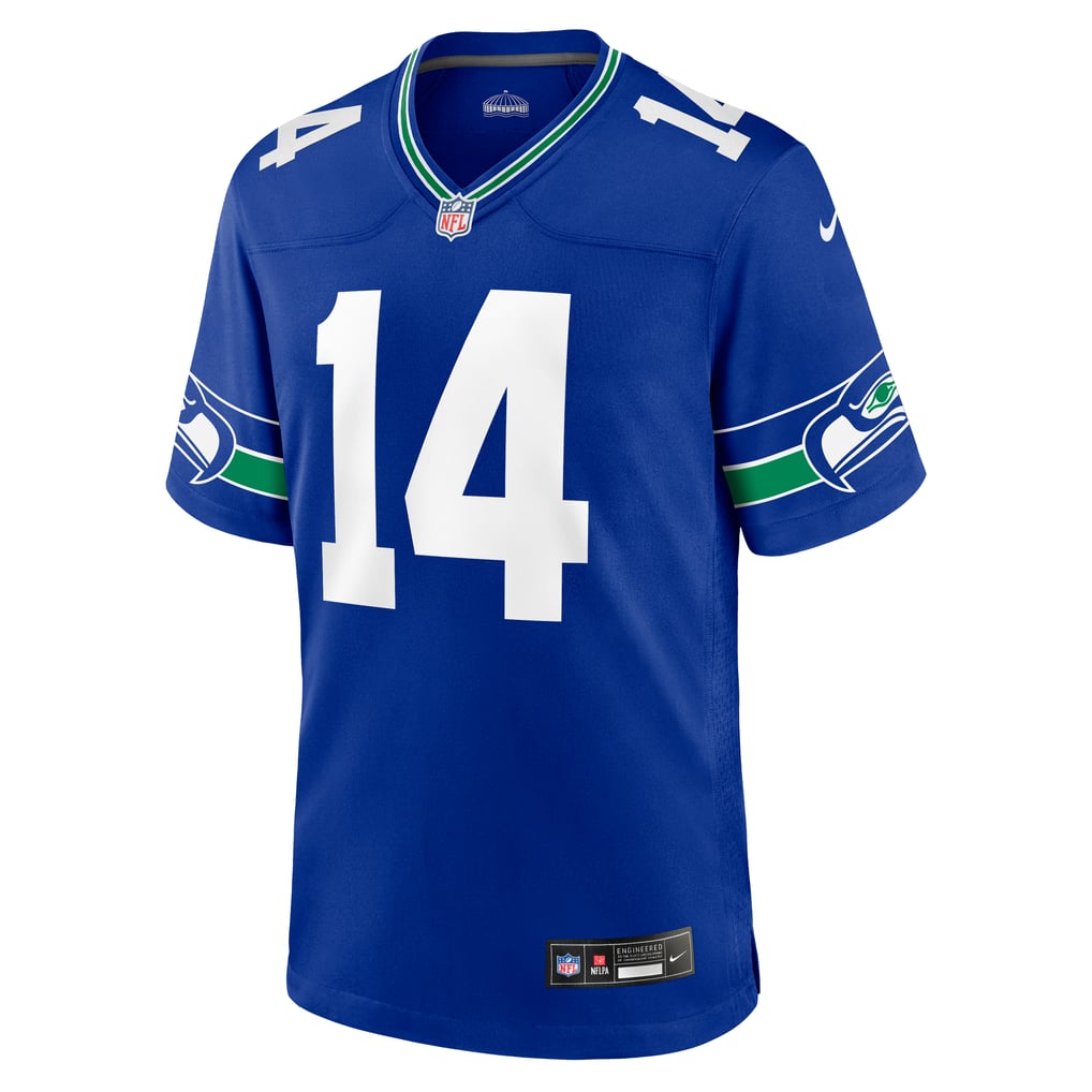 Men's Seattle Seahawks Sam Darnold Royal Alternate Game Player Jersey