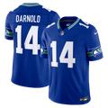 Men's Seattle Seahawks Sam Darnold Royal Alternate Vapor F.U.S.E. Stitched Limited Jersey