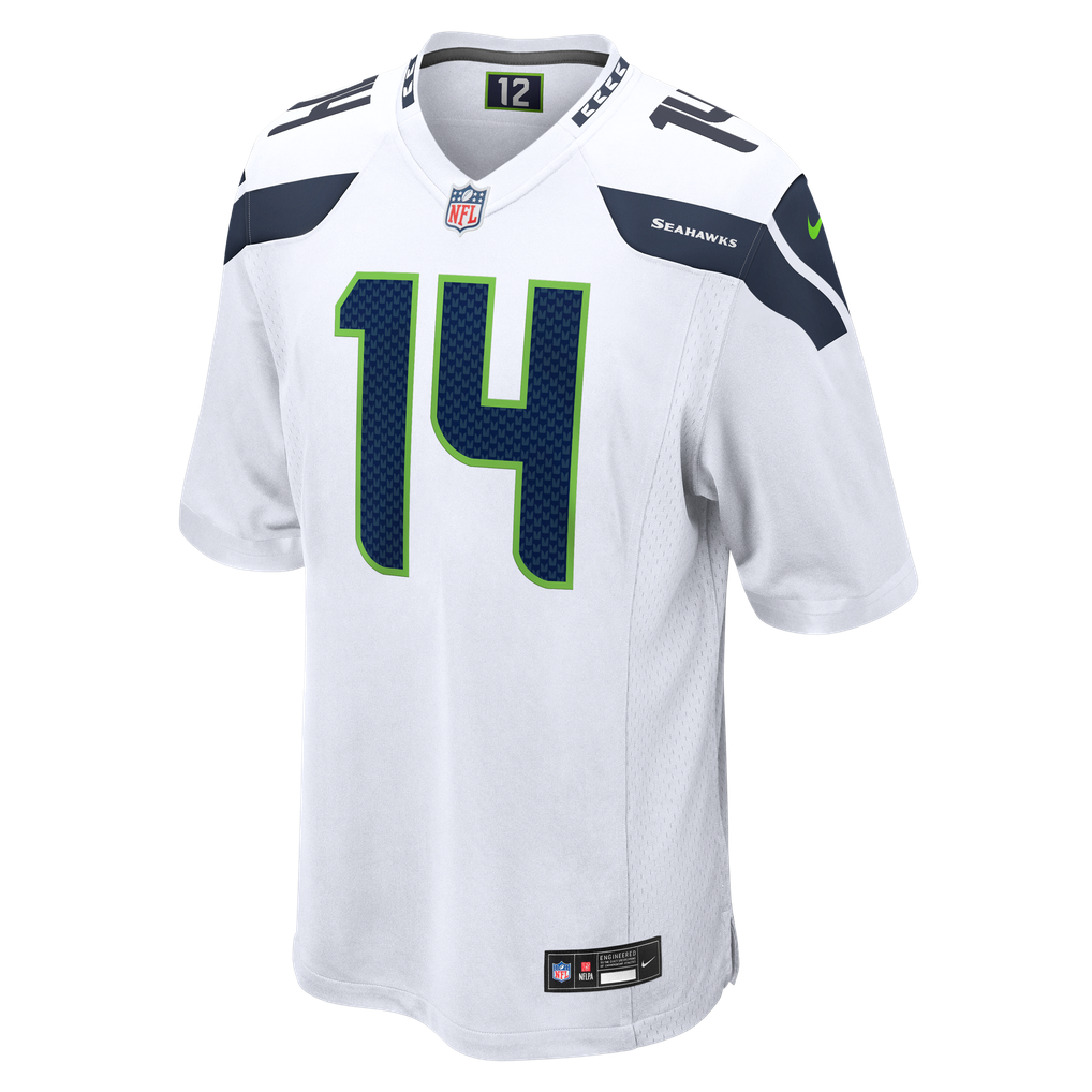 Men's Seattle Seahawks Sam Darnold White Game Jersey