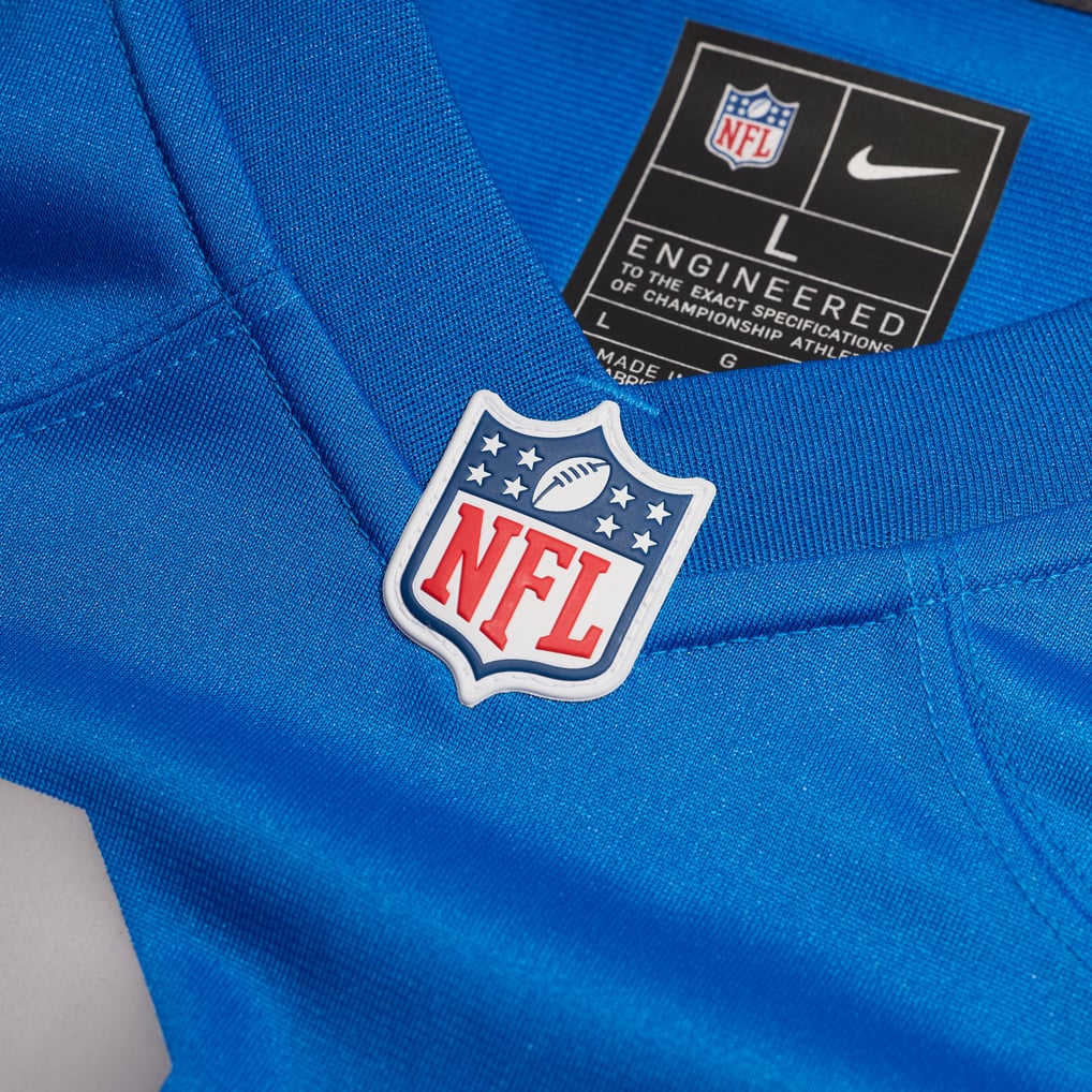 Men's Detroit Lions Sam LaPorta Blue Alternate Game Jersey