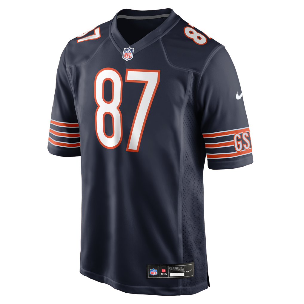 Men's Chicago Bears Sam Roush Navy Team Game Jersey