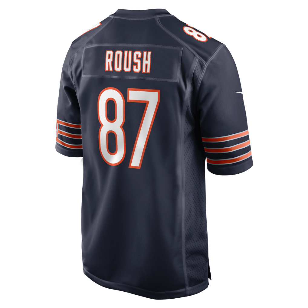 Men's Chicago Bears Sam Roush Navy Team Game Jersey